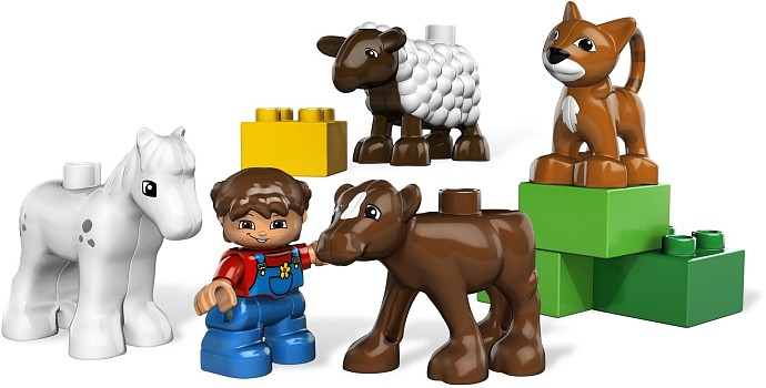 das lego set tierbabys auf dem bauernhof mit der lego nummer 5646 farm