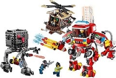 LEGO The LEGO Movie 70813 Windmühle und Feuerwehr-Roboter Verstärkung