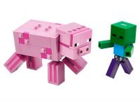 LEGO Minecraft 21157 BigFig Schwein mit Zombiebaby