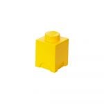 LEGO Gear 40011732 LEGO Aufbewahrungbox, eine Noppe, gelb