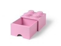 LEGO Gear 5006173 LEGO® Aufbewahrungsstein mit 4 Noppen und Schubfach in Hellviolett