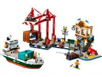 LEGO City 60422 Hafen mit Frachtschiff