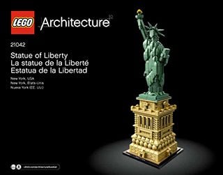 LEGO® Architecture 21042 Freiheitsstatue (2018) / 61,97 gespart 38% | (Stand: ab Preisvergleich € 04.02.2024) LEGO® 02/2024