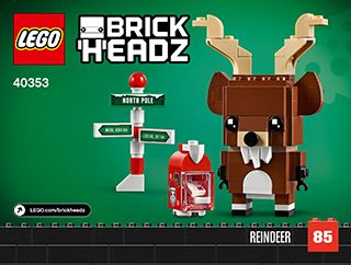 LEGOBrickHeadz 40353 Rentier & Elfen  NEU & OVP 