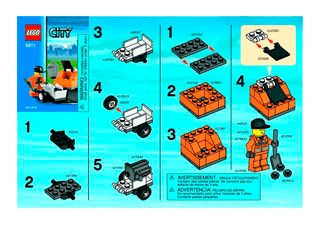 Lego City 5611 Müllmann Bauanleitung