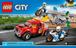 LEGO® City Set 60137 Abschleppwagen auf Abwegen 