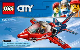 LEGO City Raketenauto 60178 60177 Düsenflieger N2/18 