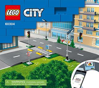 LEGO® City 60304 Straßenkreuzung mit Ampeln Neu & OVP 