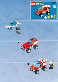 BUILD. INSTR. FIRE ENGINE 6554
