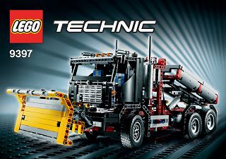9397_X_9397 Container Truck with Snowplow #1