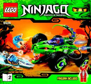 Lego® Ninjago Minifigur Fangdam Schlange aus Set 9445 Neu