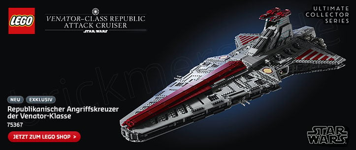 LEGO Star Wars 75367 Republikanischer Angriffskreuzer der Venator-Klasse im LEGO Store kaufen!