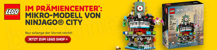 40703 Mikro-Modell von NINJAGO® City im LEGO Insiders Prämeincenter erhältlich*