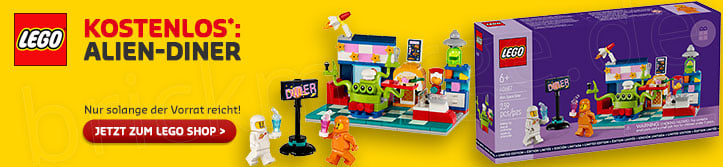 40687 Alien-Diner gratis im LEGO Store*