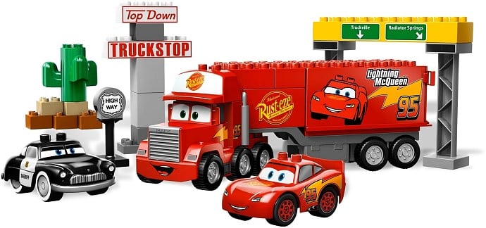 Lego Duplo Cars Mack auf großer Fahrt aus 5816 LKW Aufsatz für Auflieger 