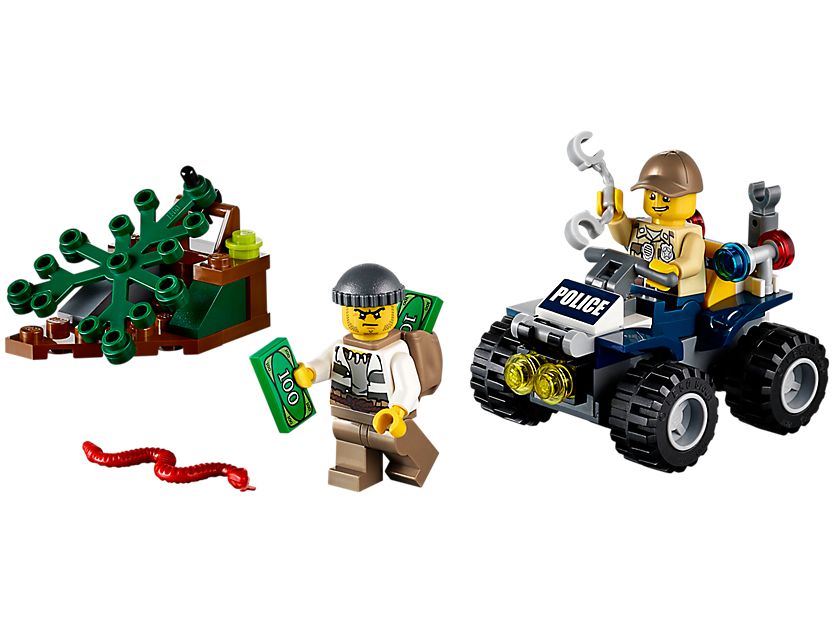LEGO City 60065 Auf Streife im Sumpfpolizei-Quad