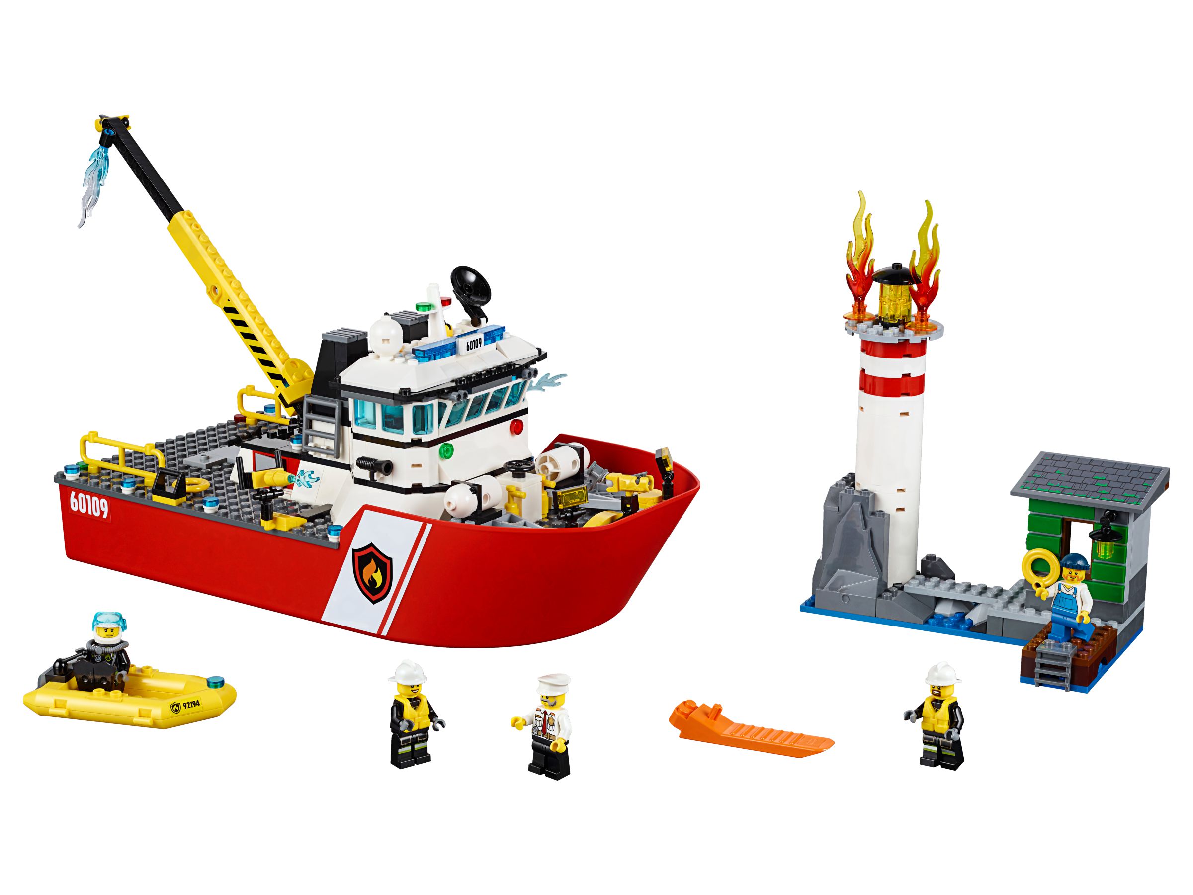 LEGO City 60109 Feuerwehrschiff