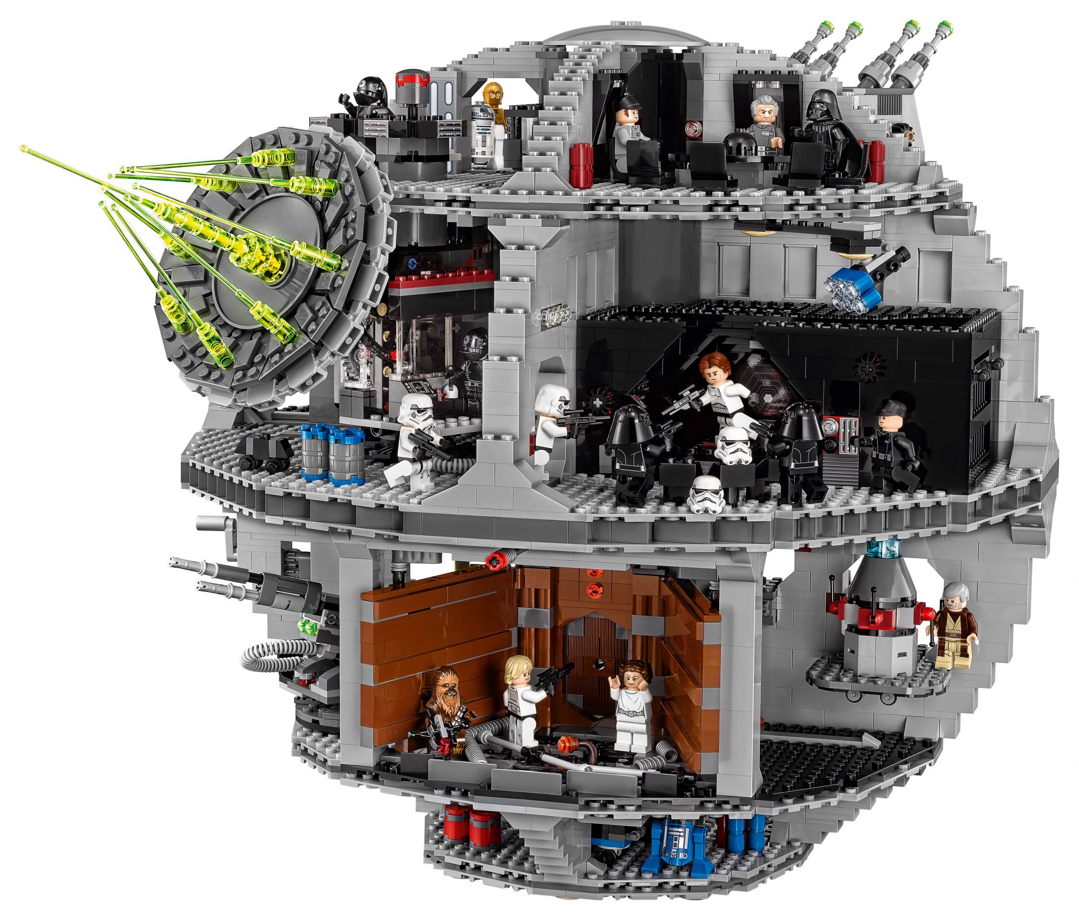 LEGO Star Wars 75159 Der Todesstern™ LEGO-75159-UCS-Death-Star-Front-View.jpg