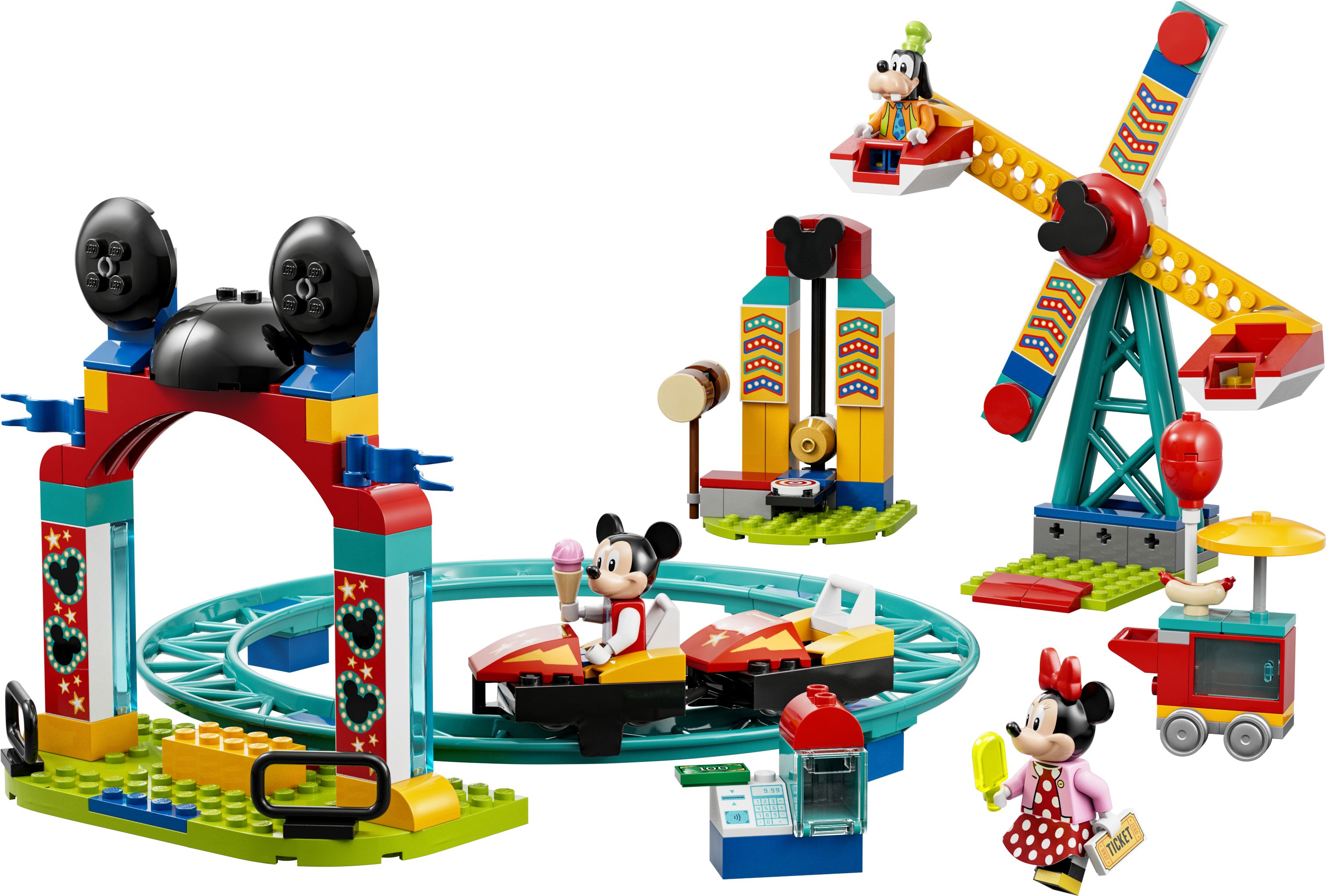 LEGO Disney 10778 Micky, Minnie und Goofy auf dem Jahrmarkt