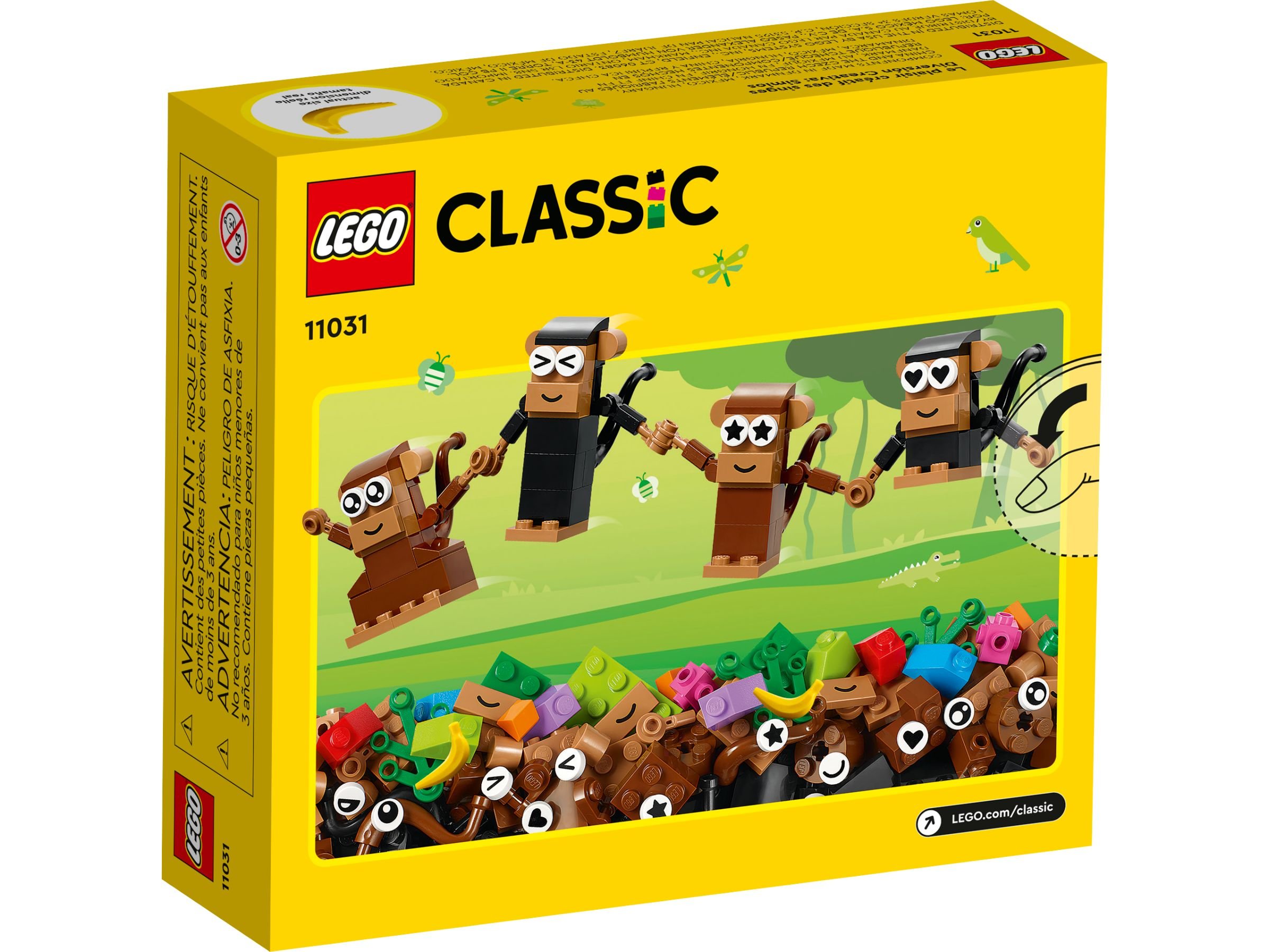 LEGO Classic 11031 Affen Kreativ-Bauset LEGO_11031_alt3.jpg