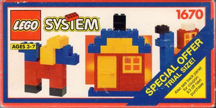 LEGO® Basic 1670 Trial Size Box