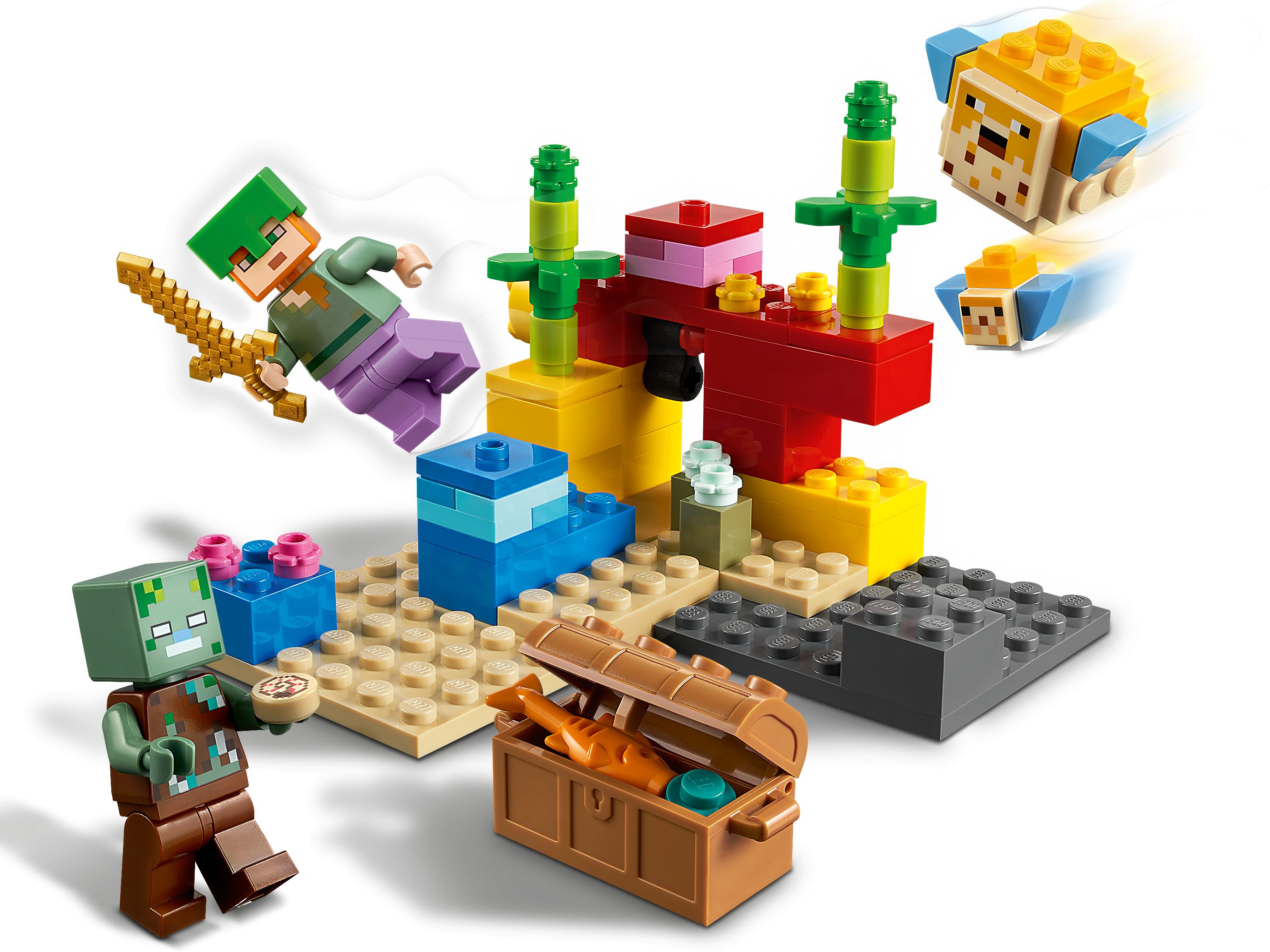 LEGO® Minecraft™ 21164 Das Korallenriff mit Zombie NEU & OVP 