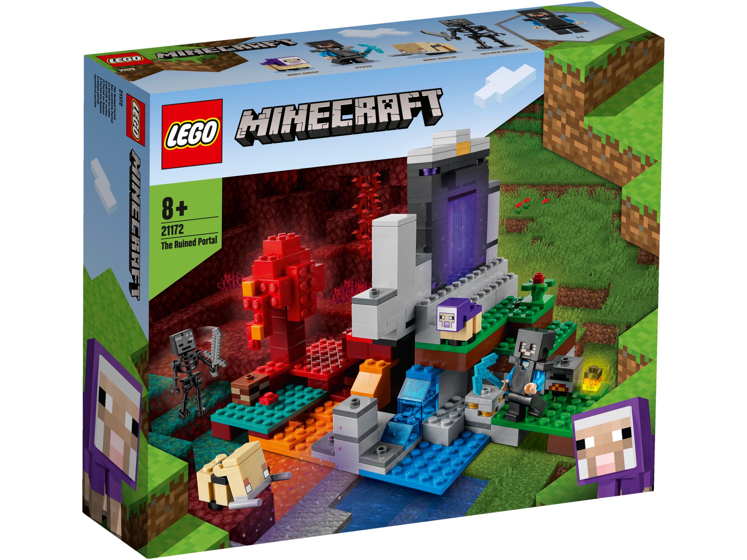 LEGO Minecraft 21172 Das zerstörte Portal LEGO_21172_box1_v29.jpg