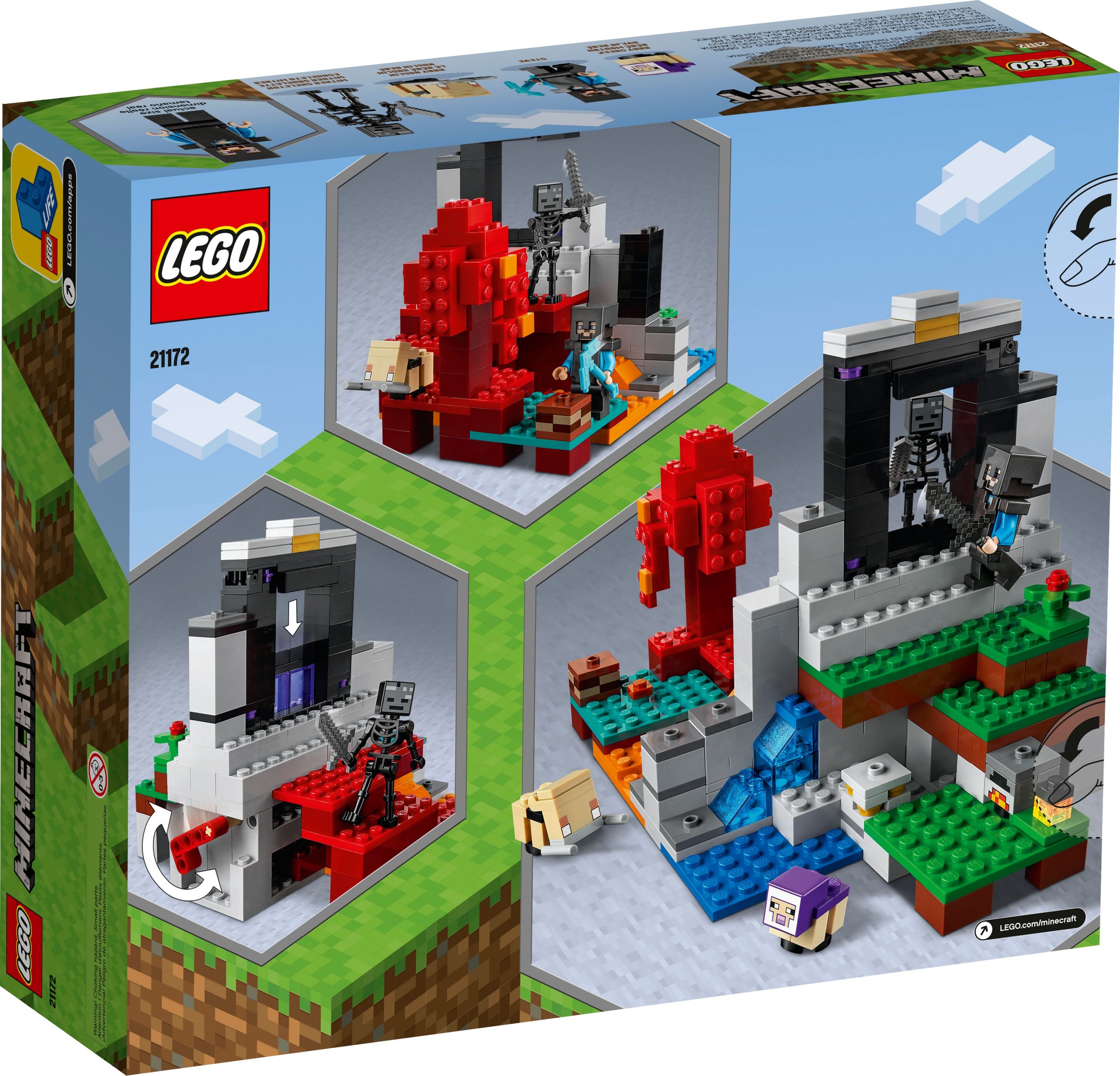 LEGO Minecraft 21172 Das zerstörte Portal LEGO_21172_box5_v39.jpg