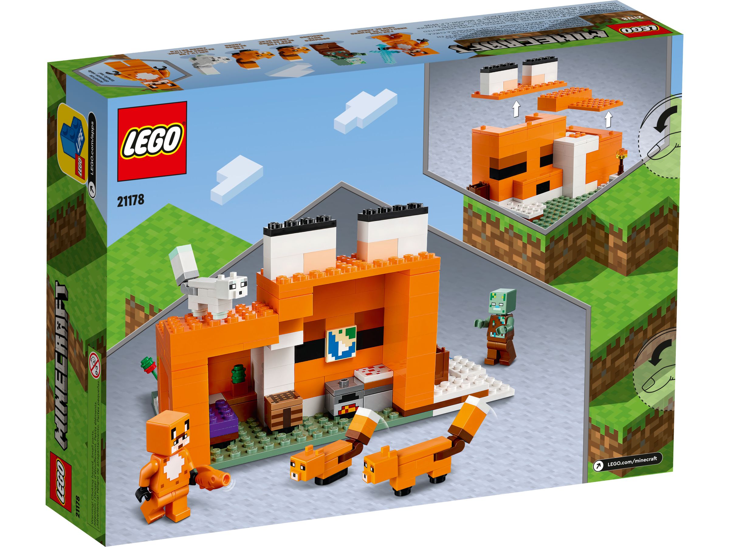 LEGO Minecraft 21178 Die Fuchs-Lodge LEGO_21178_alt4.jpg