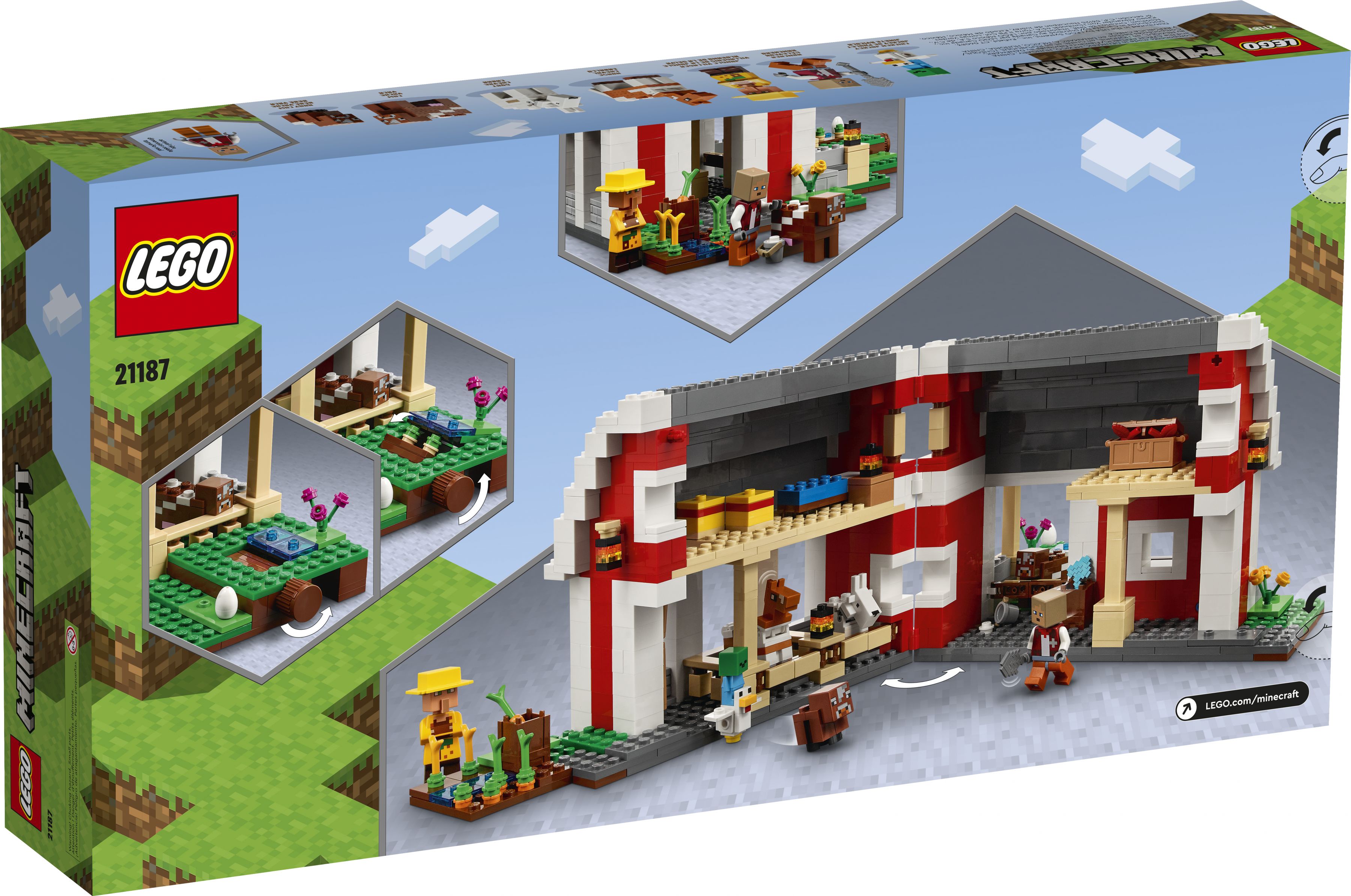 LEGO Minecraft 21187 Die rote Scheune LEGO_21187_Box5_v39.jpg