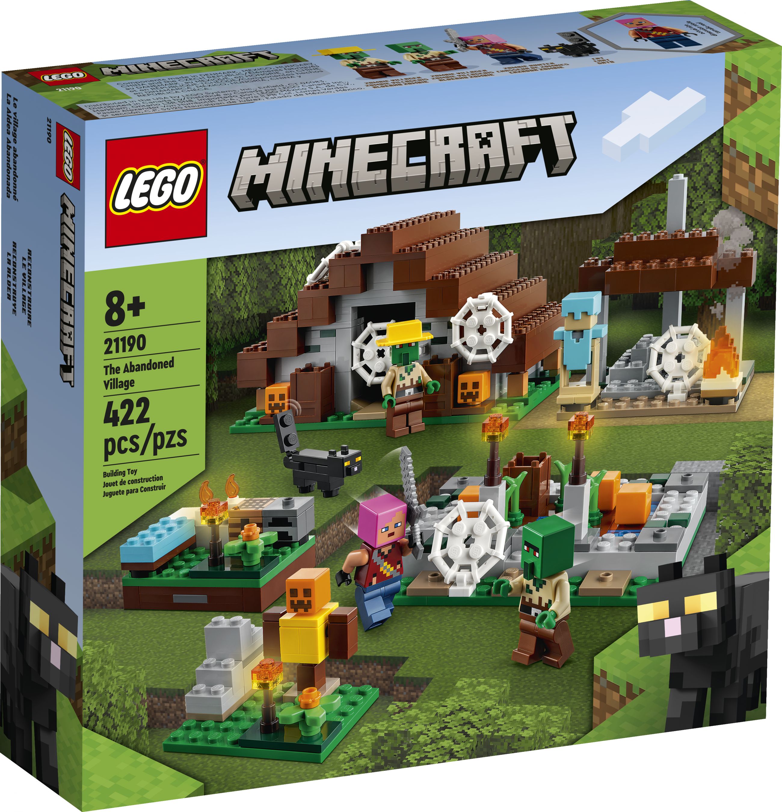 LEGO Minecraft 21190 Das verlassene Dorf LEGO_21190_Box1_v39.jpg