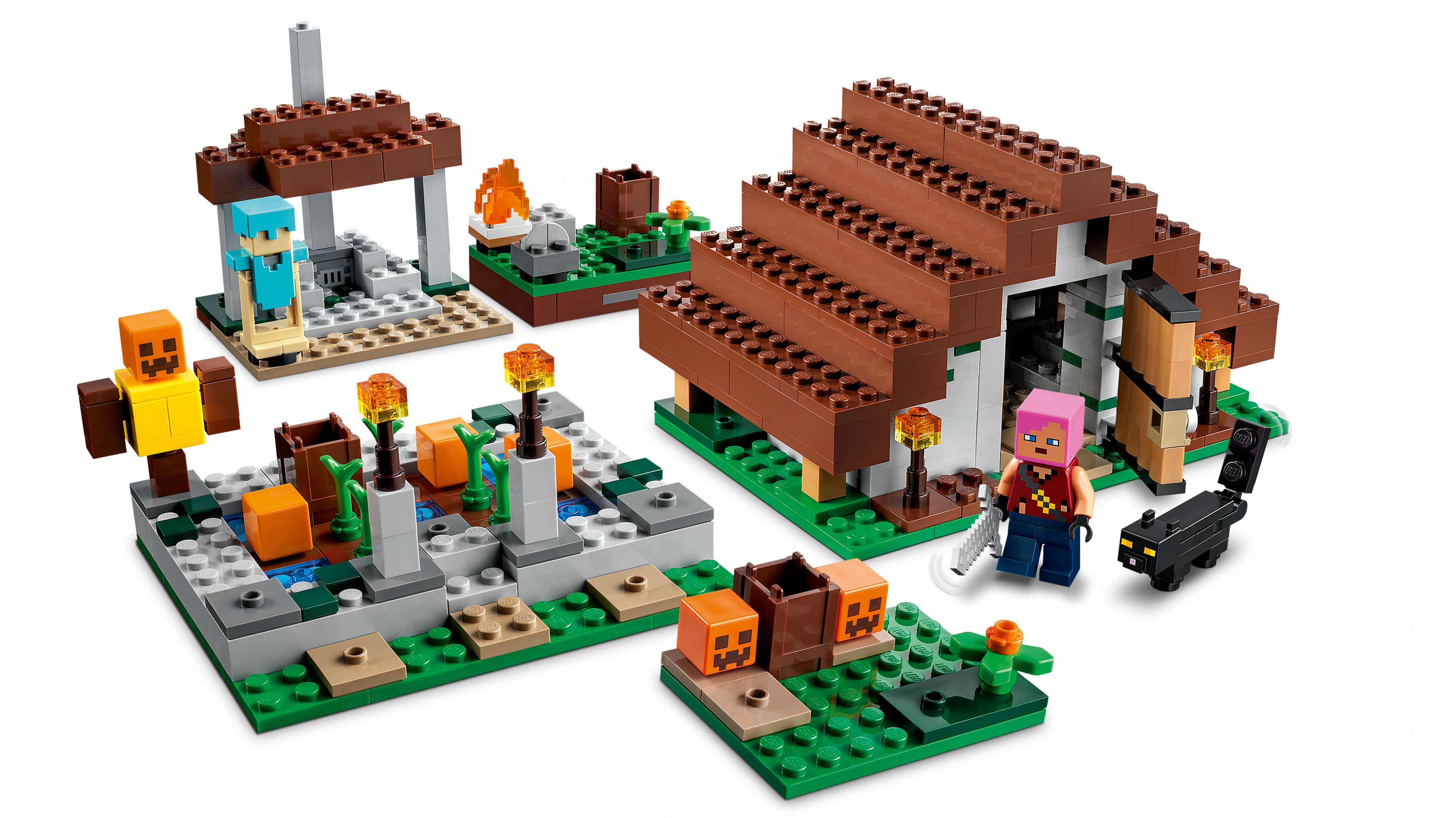 LEGO Minecraft 21190 The Abandoned Village LEGO_21190_WEB_SEC02_NOBG.jpg