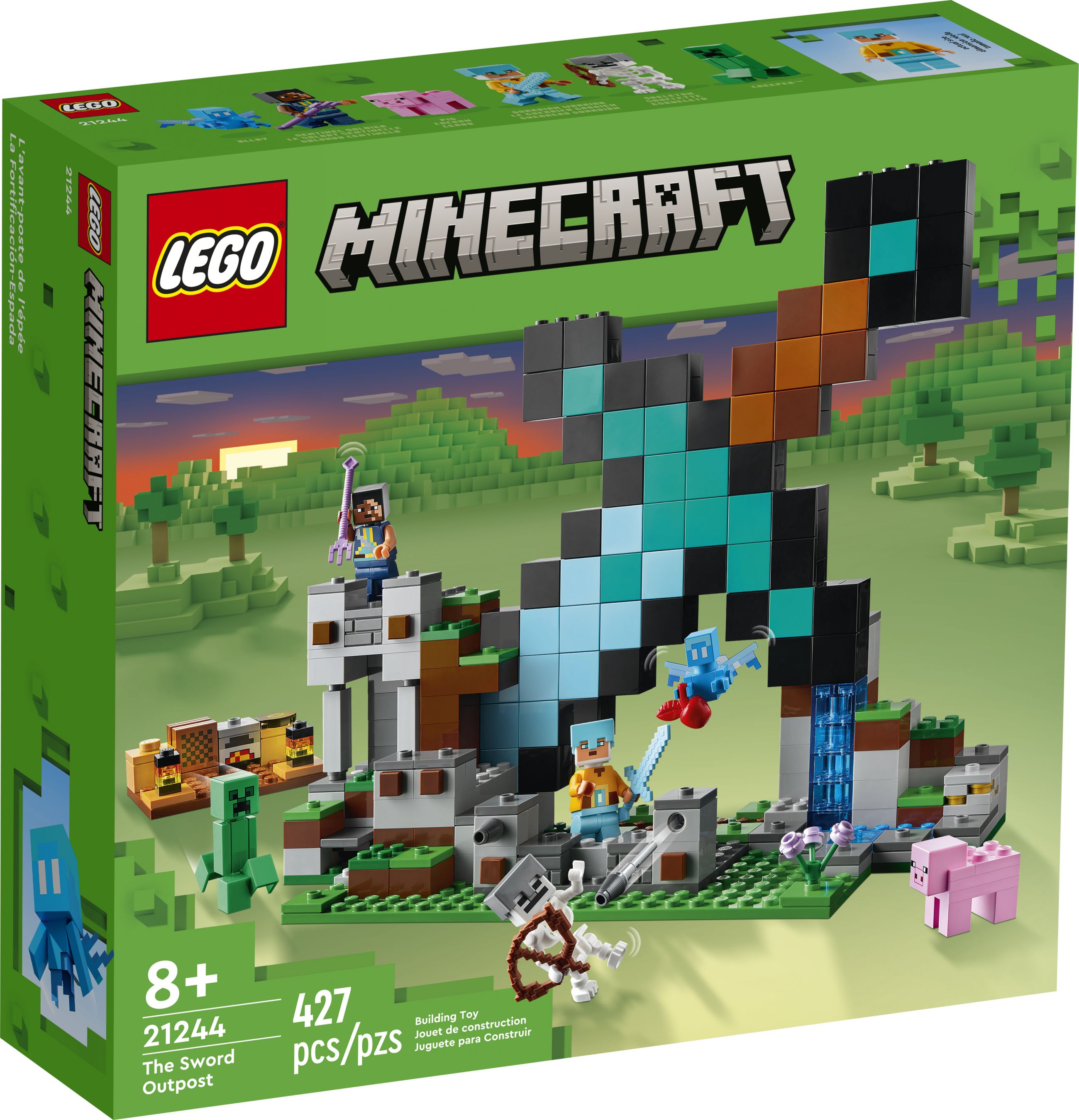 LEGO Minecraft 21244 Der Schwert-Außenposten LEGO_21244_Box1_v39.jpg
