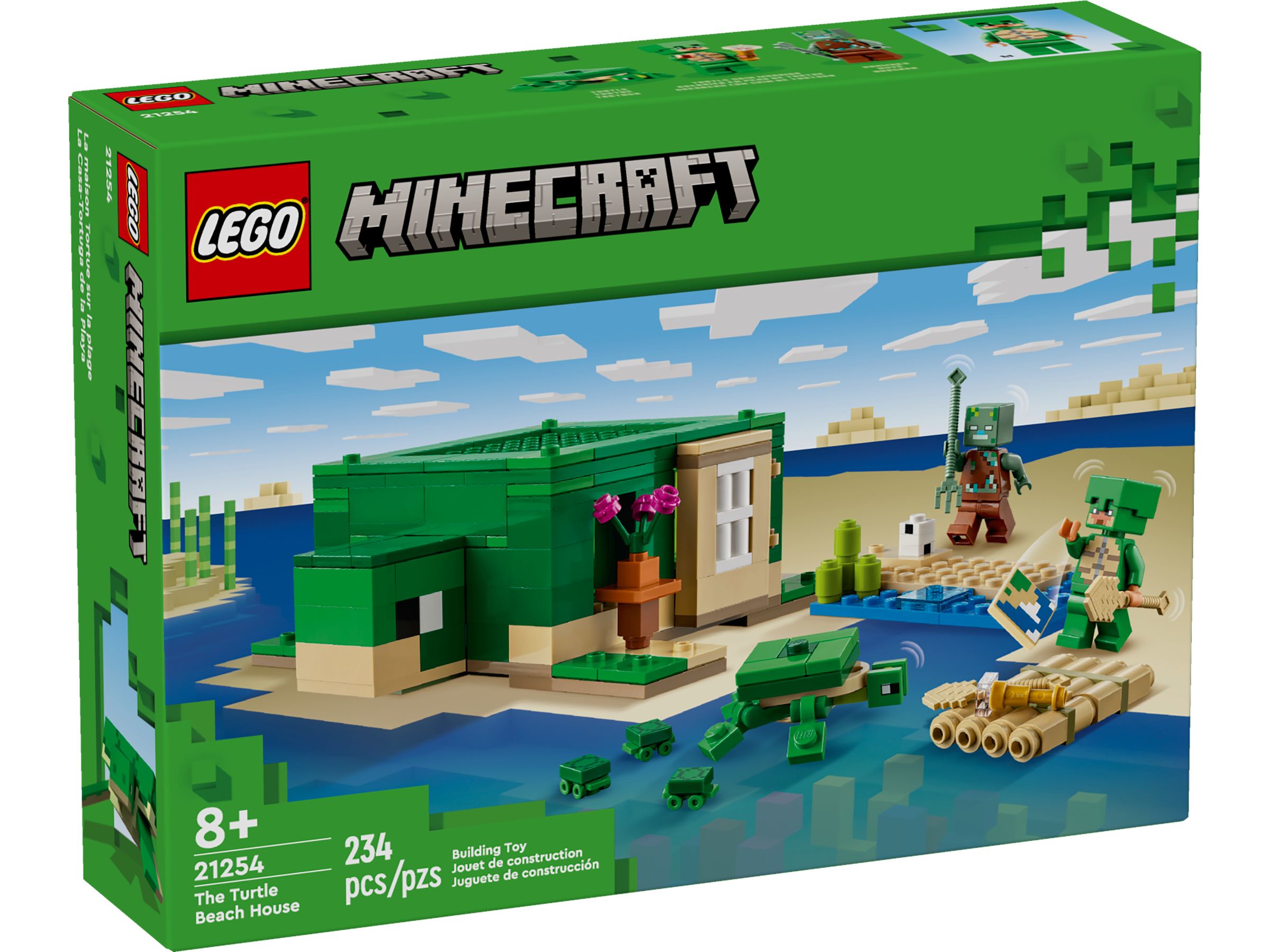 LEGO Minecraft 21254 Das Schildkrötenstrandhaus LEGO_21254_Box1_v39.jpg