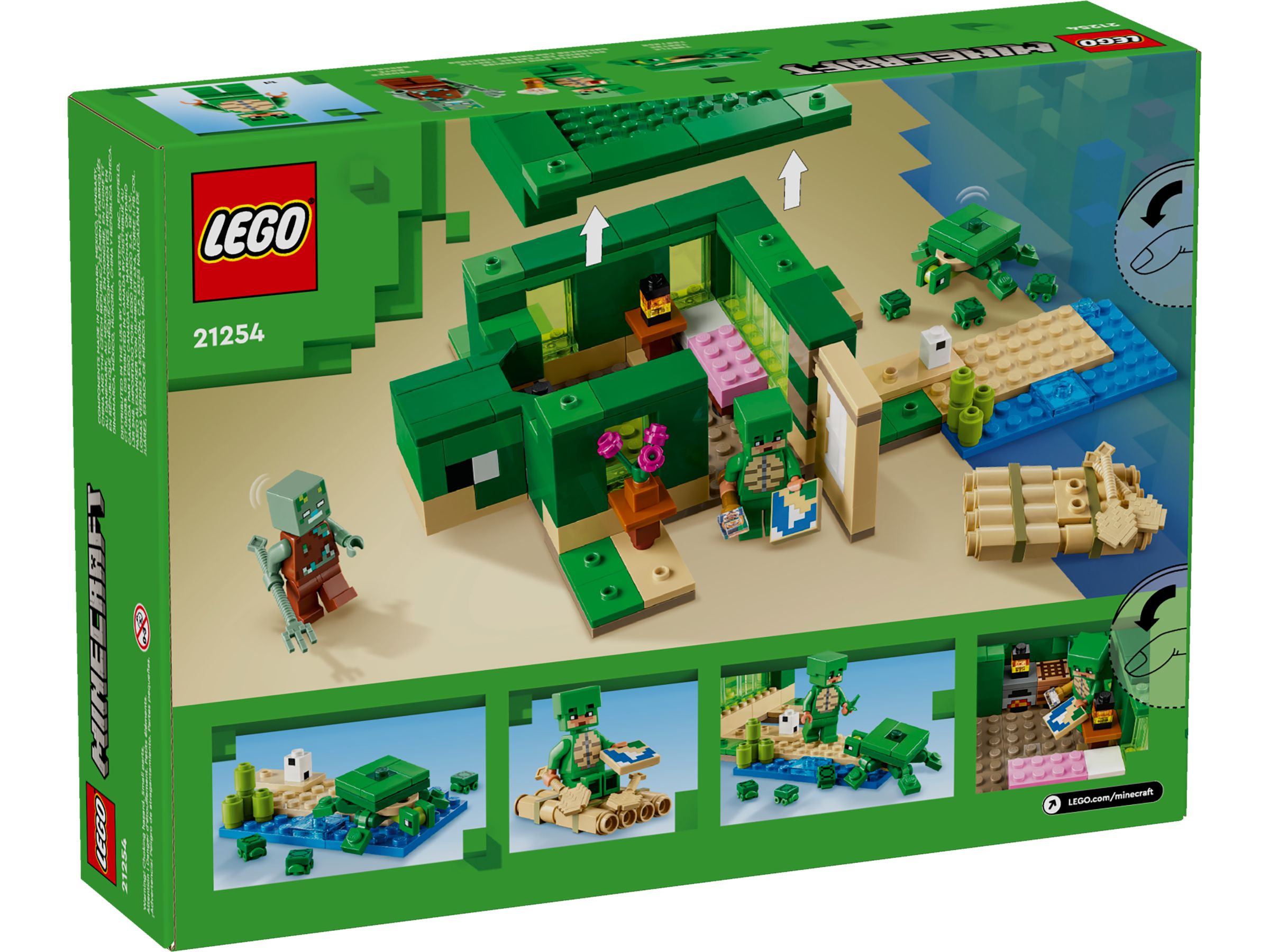 LEGO Minecraft 21254 Das Schildkrötenstrandhaus LEGO_21254_Box5_v39.jpg