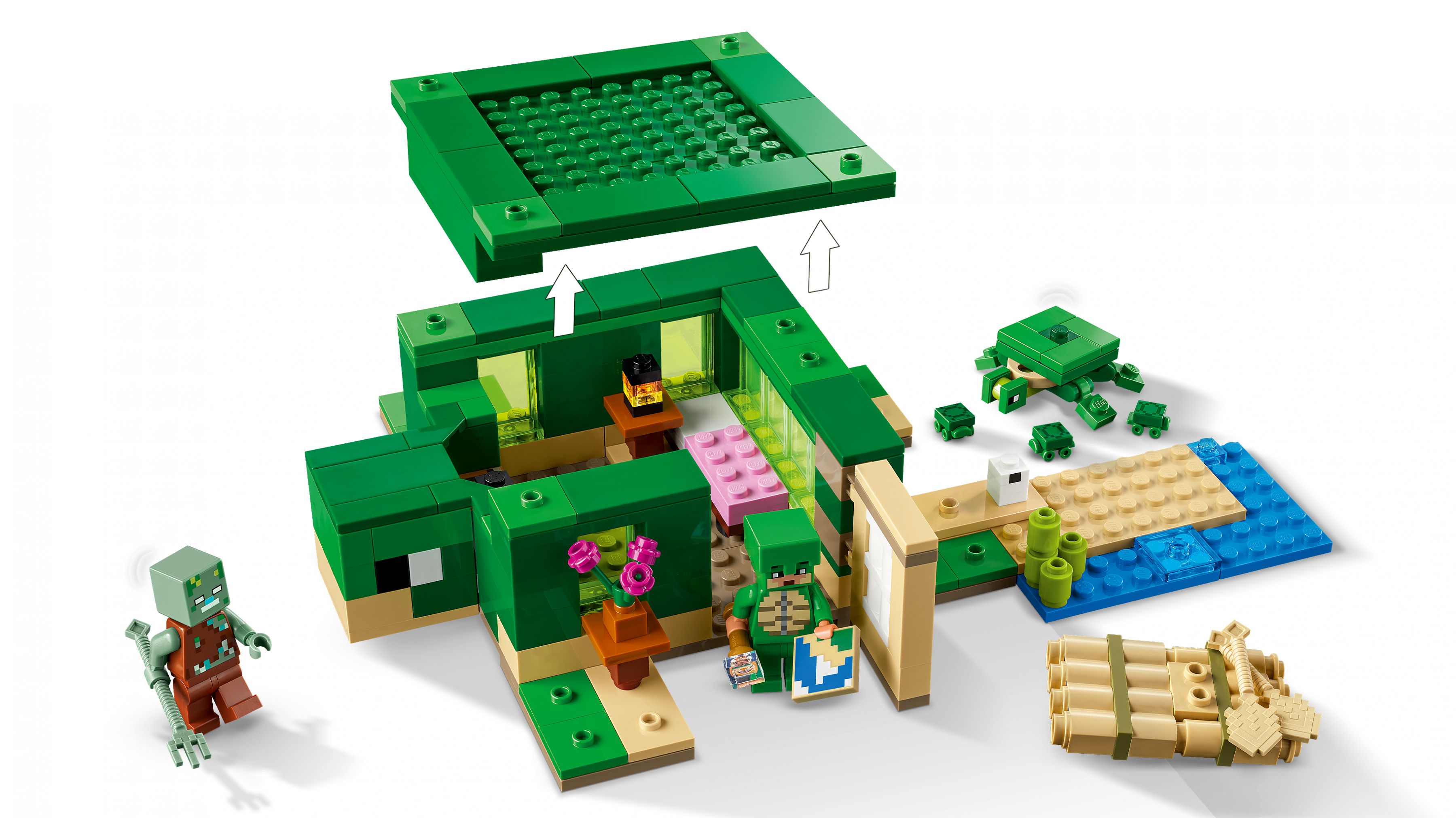 LEGO Minecraft 21254 Das Schildkrötenstrandhaus LEGO_21254_WEB_SEC02_NOBG.jpg