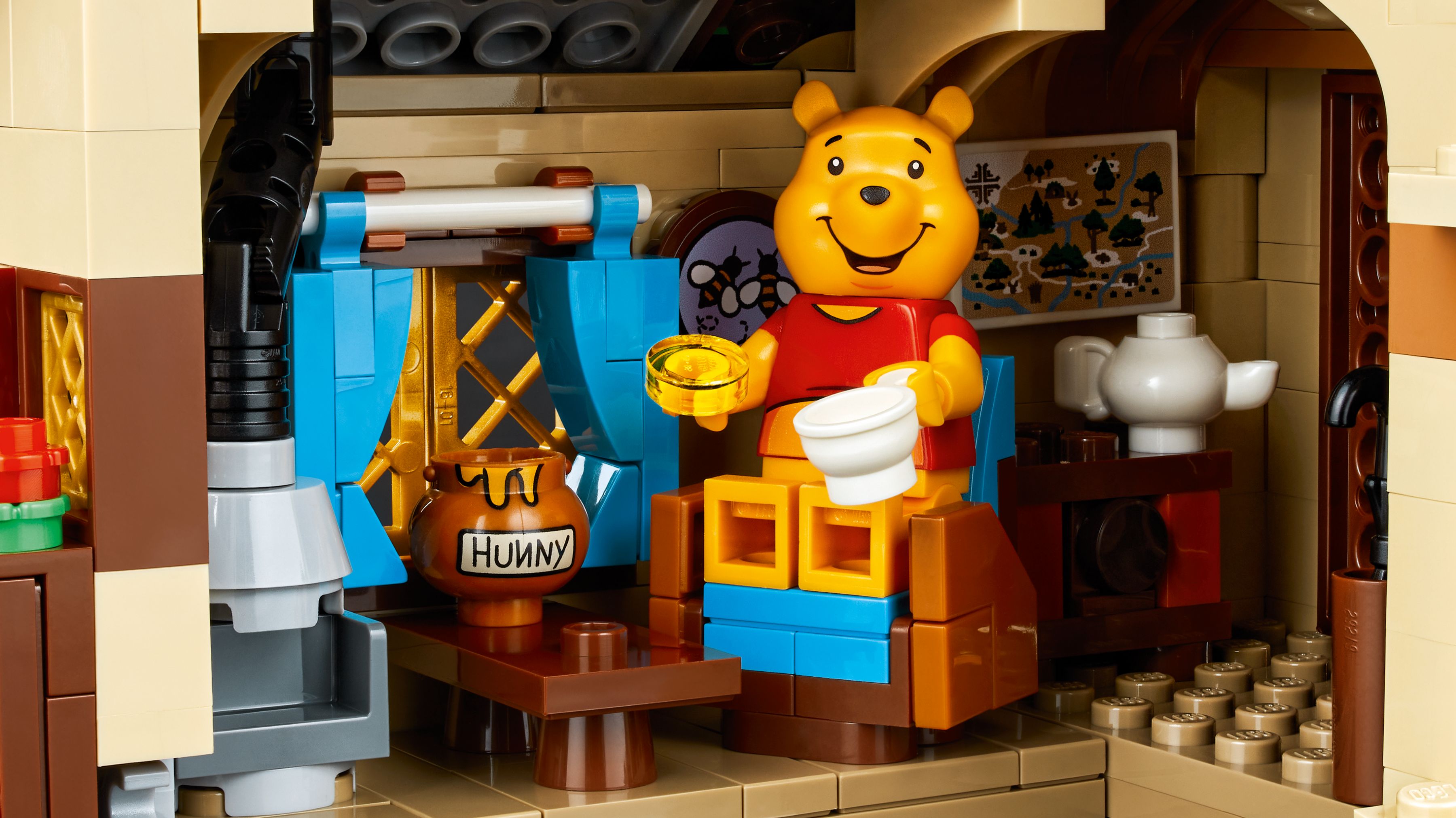 idea086 Lego Ideas Winnie the Pooh Minifigure Brand New From Set 21326 
