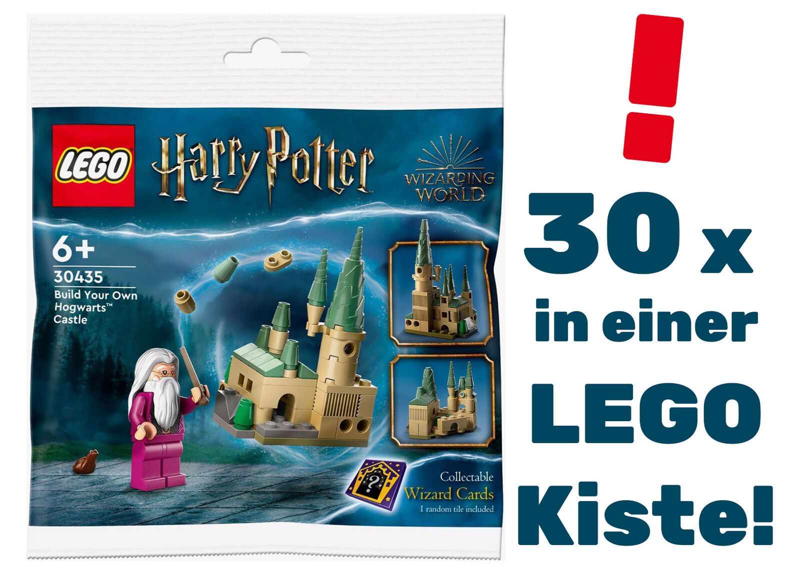 LEGO Harry Potter 30435 Baue dein eigenes Schloss Hogwarts™ - 30er Box