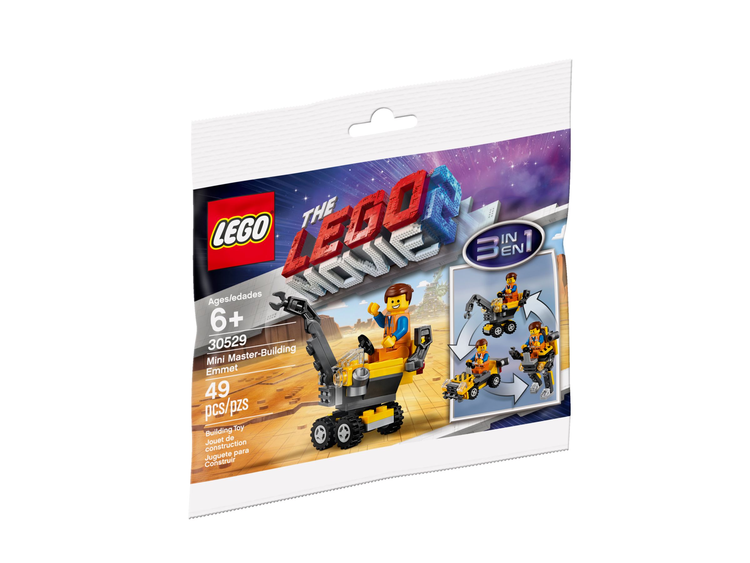 LEGO The LEGO Movie 2 30529 Mini-Baumeister Emmet LEGO_30529_alt1.jpg
