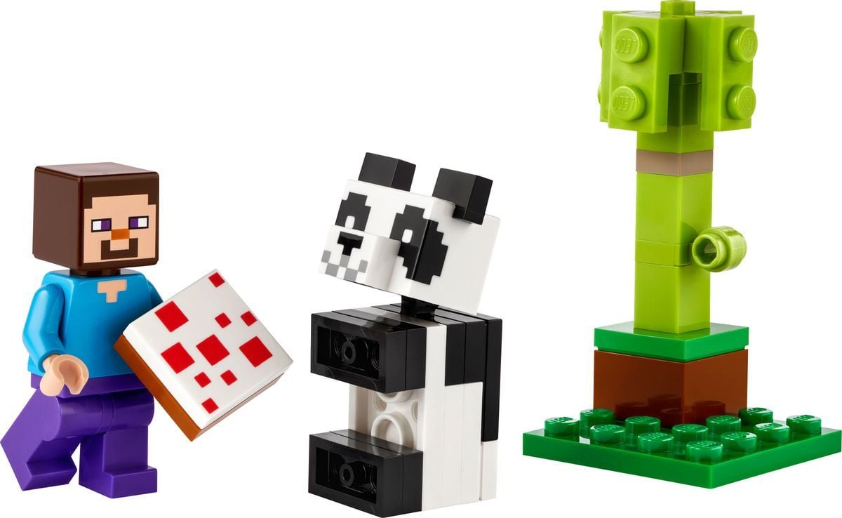 LEGO Minecraft 30672 Steve mit Baby-Panda