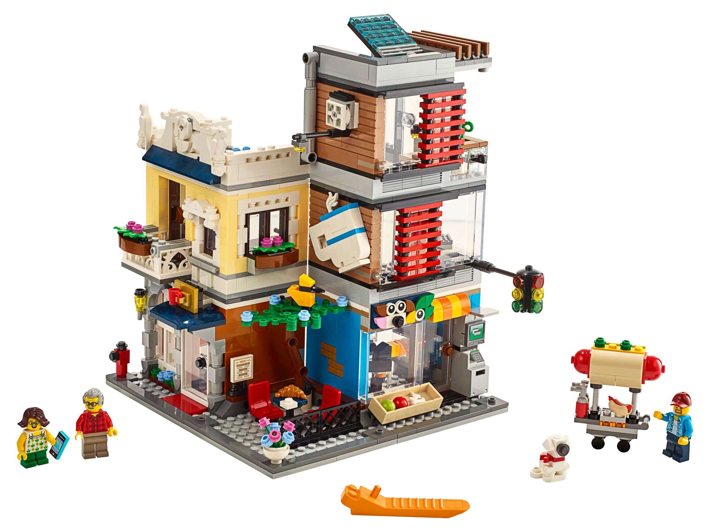 LEGO Creator 31097 Stadthaus mit Zoohandlung & Café