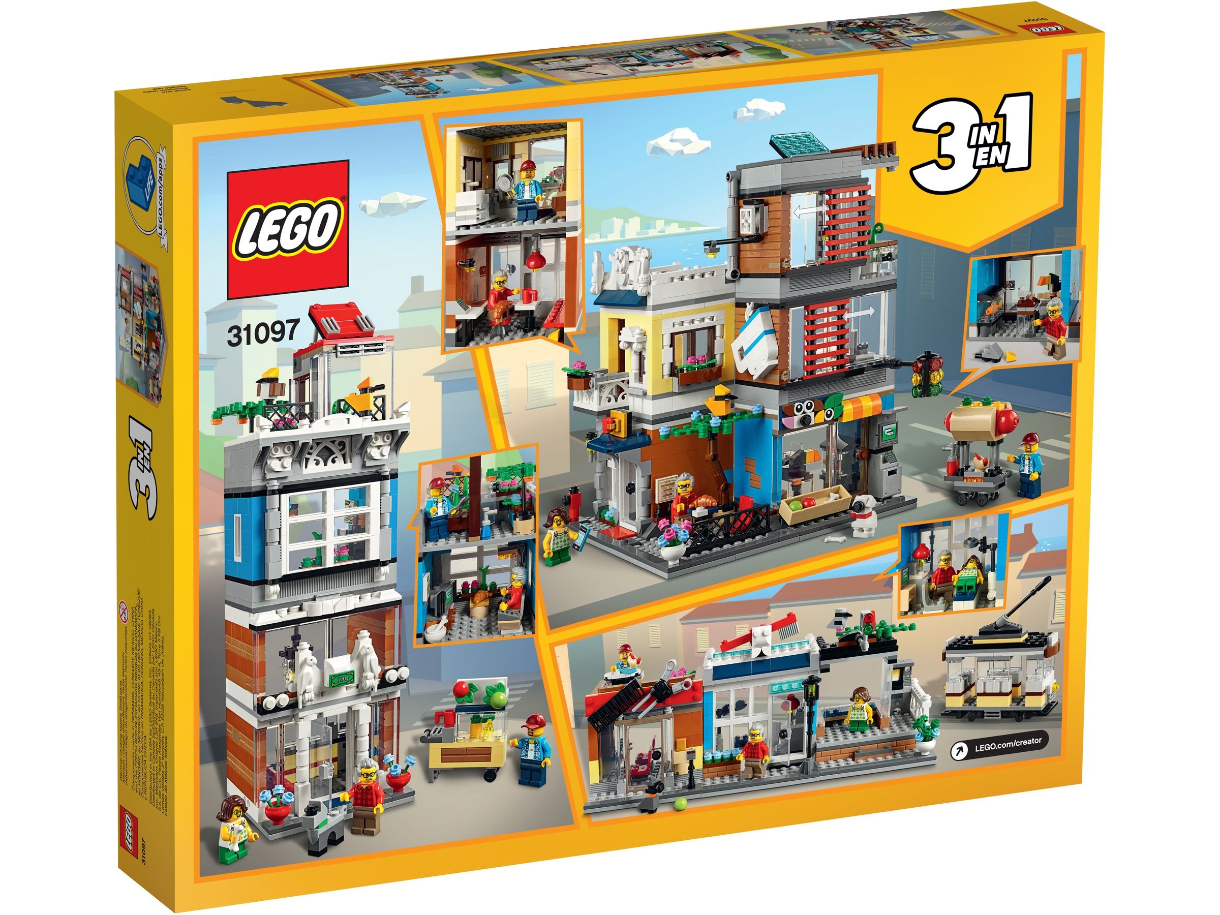 LEGO Creator 31097 Stadthaus mit Zoohandlung & Café LEGO_31097_Box5_v39_2400.jpg