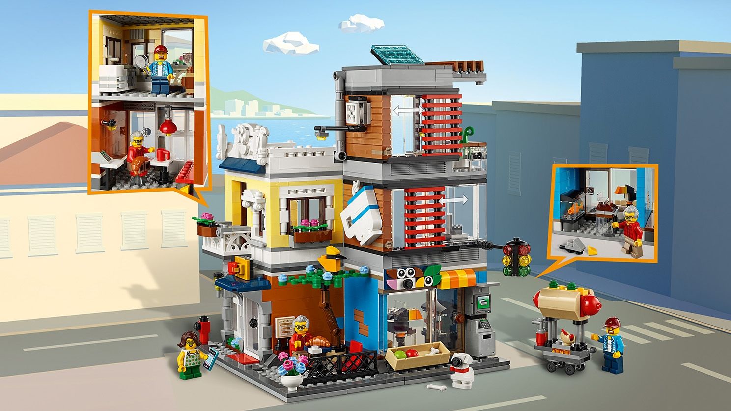 LEGO Creator 31097 Stadthaus mit Zoohandlung & Café LEGO_31097_WEB_SEC01_1488.jpg