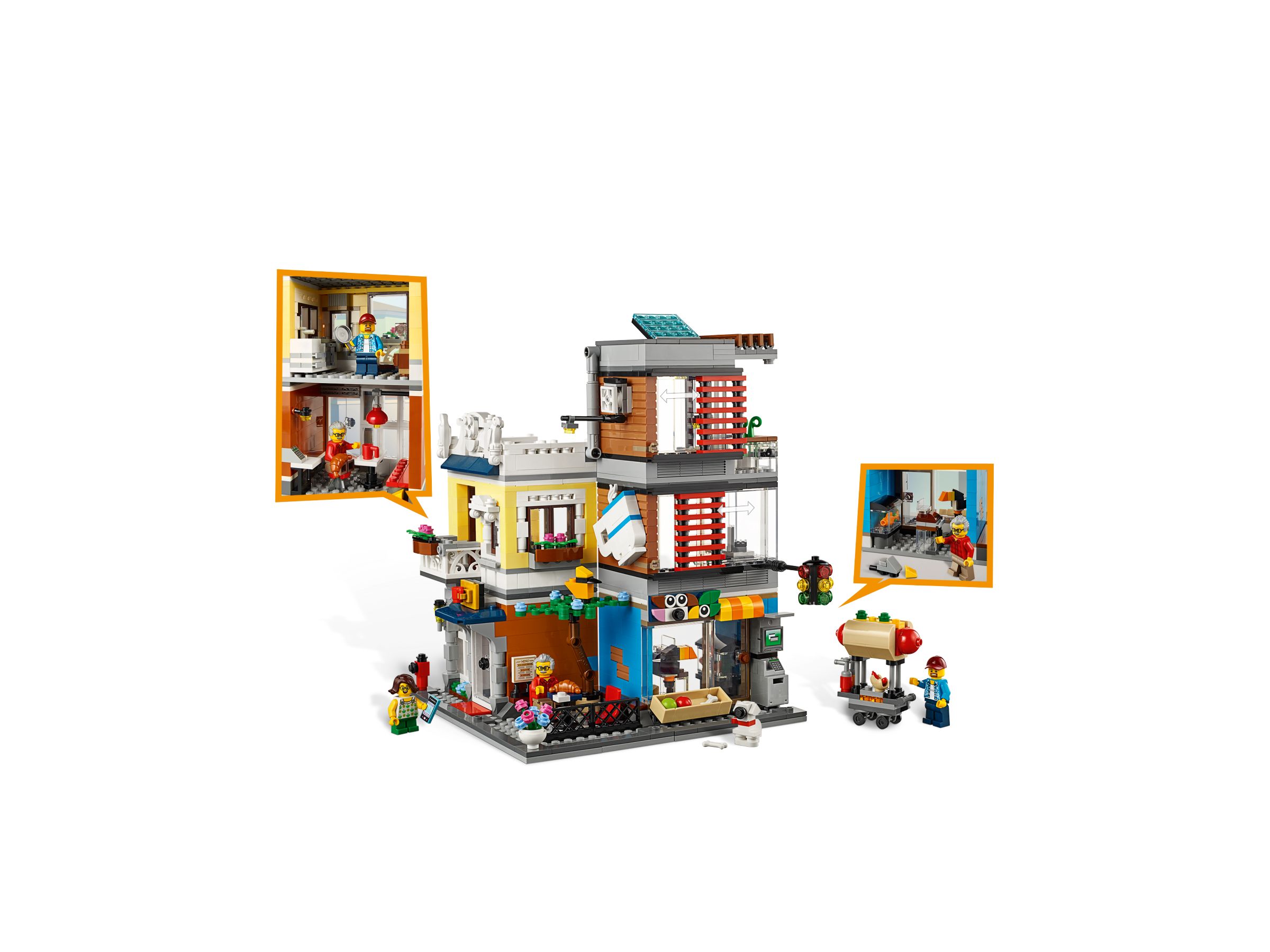 LEGO Creator 31097 Stadthaus mit Zoohandlung & Café LEGO_31097_alt5.jpg