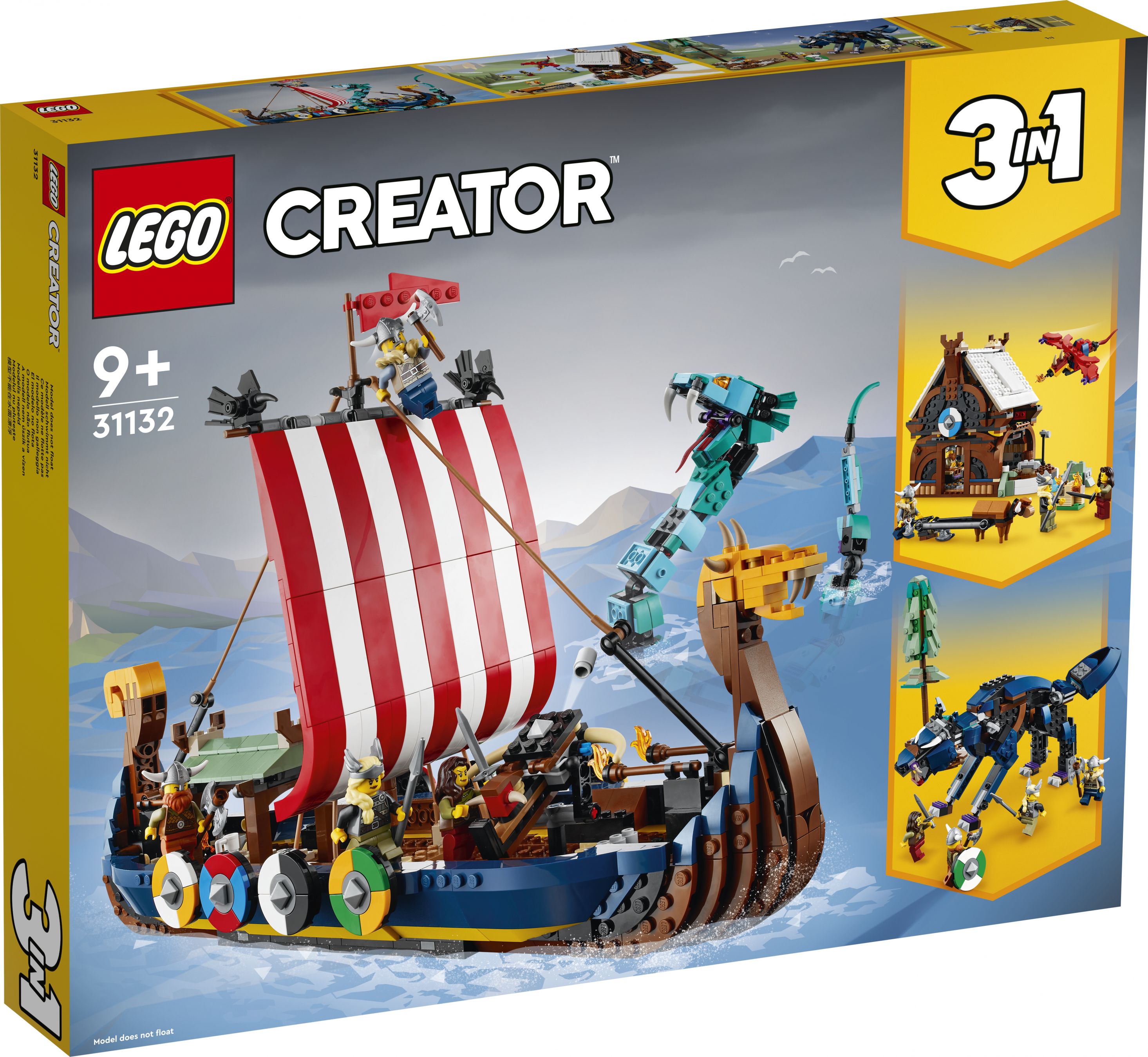 LEGO Creator 31132 Wikingerschiff mit Midgardschlange LEGO_31132_Box1_v29.jpg
