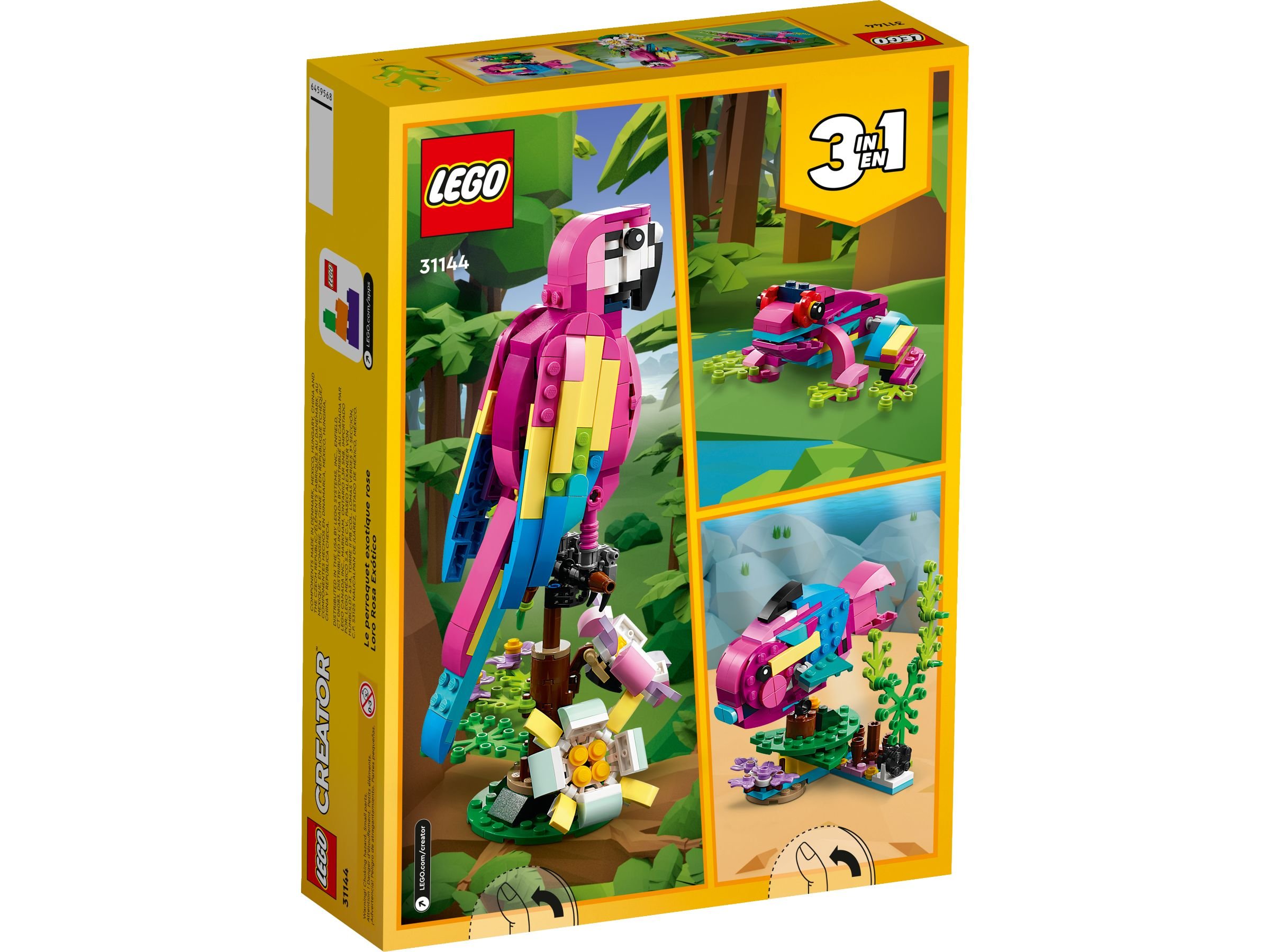LEGO Creator 31144 Exotischer pinkfarbener Papagei LEGO_31144_alt7.jpg