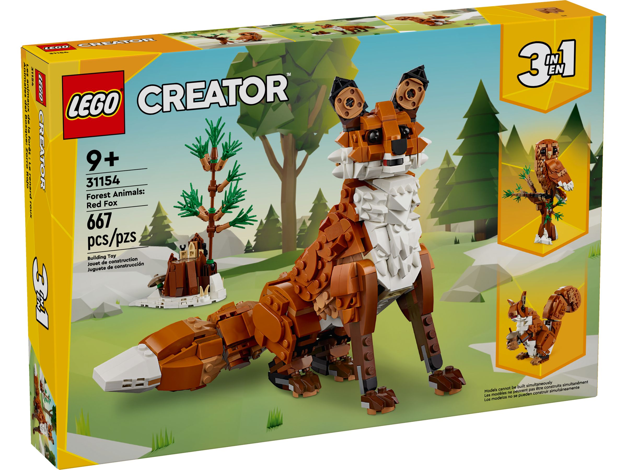 LEGO Creator 31154 Waldtiere: Rotfuchs LEGO_31154_Box1_v39.jpg