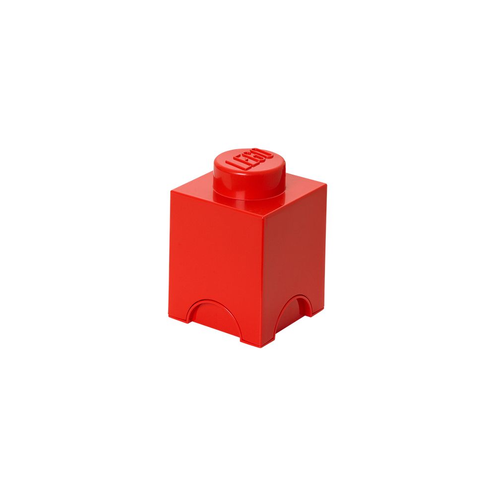 LEGO Gear 40011730 LEGO Aufbewahrungbox, eine Noppe, rot