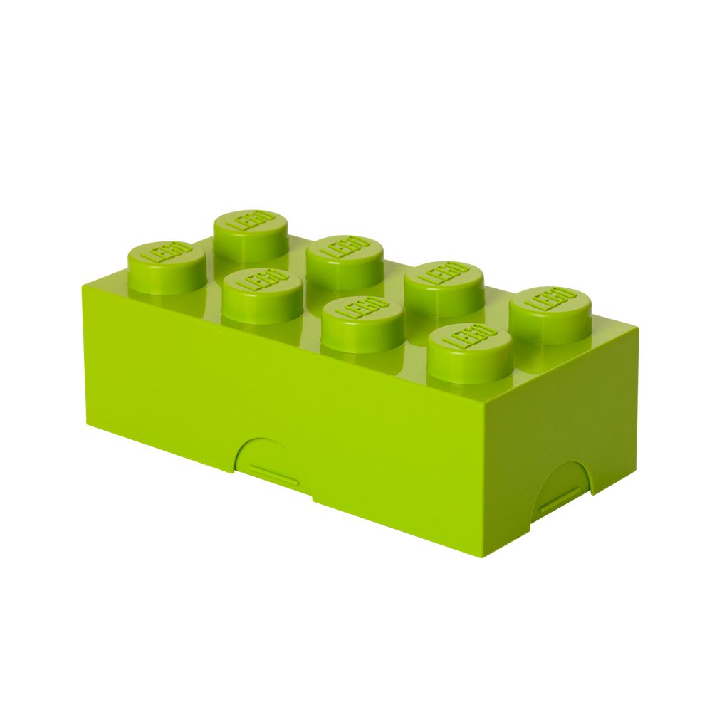 LEGO Gear 40231220 LEGO Brotdose/Lunchbox, mit acht Noppen, hellgrün