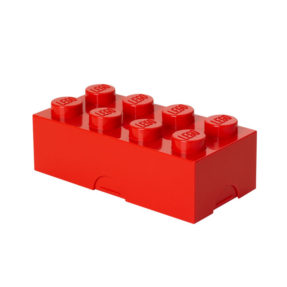 LEGO Gear 40231730 LEGO Brotdose/Lunchbox, mit acht Noppen, rot